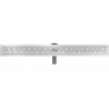 Mexen Flat 360° M22 évacuation linéaire pivotante 90 cm, inox - 1029090-40
