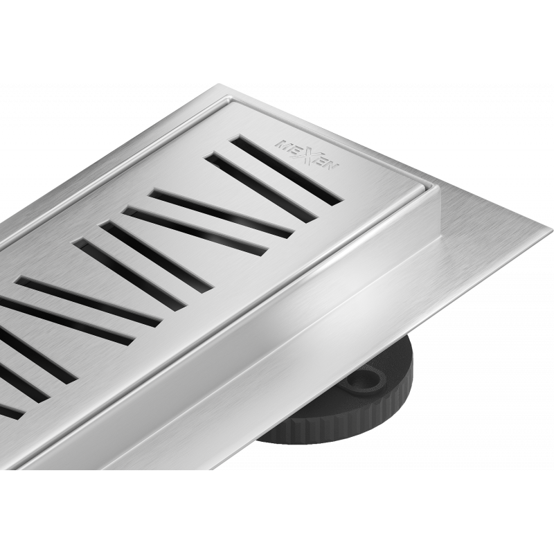 Mexen Flat 360° M22 caniveau linéaire pivotant 100 cm, inox - 1029100-40