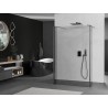 Mexen Kioto panneau de douche autoportant 160 x 30 x 30 cm, transparent, gris canon brossé - 800-160-030-222-66-00-030