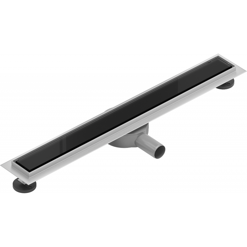 Mexen Flat 360° MGB bonde linéaire rotative 50 cm, verre noir - 1026050-40