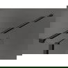 Mexen Kioto paroi de douche libre 115 x 30 x 30 cm, transparente, noire - 800-115-030-222-70-00-030
