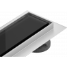 Mexen Flat 360° MGB drain linéaire pivotant 50 cm, verre noir - 1026050-40