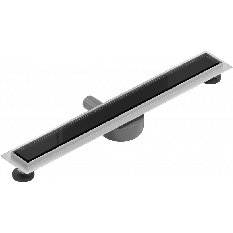 Mexen Flat 360° MGB canalisation linéaire rotative 60 cm, verre noir - 1026060-40