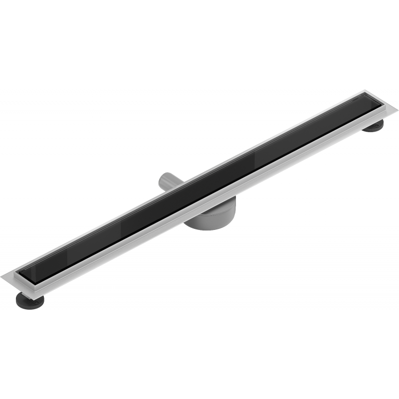 Mexen Flat 360° MGB douche à l'italienne rotatif 80 cm, verre noir - 1026080-40