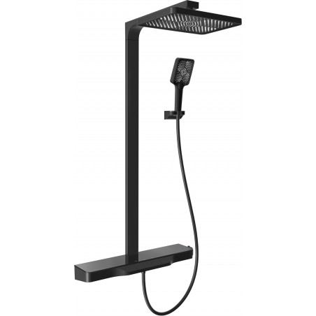 Mexen Zoom ensemble de douche encastré avec douche de tête et robinet, noir - 78101-70