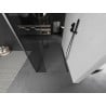 Mexen Kioto paroi de douche autoportante 90 x 30 x 30 cm, transparente, gun metal - 800-090-030-222-95-00-030