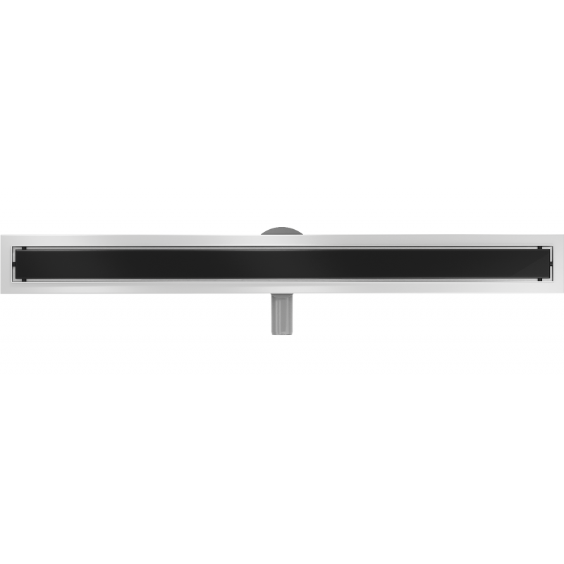 Mexen Flat 360° MGB drain linéaire pivotant 90 cm, verre noir - 1026090-40