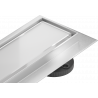Mexen Flat 360° MGW siphon linéaire rotatif 80 cm, verre blanc - 1027080-40