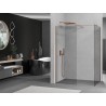 Mexen Kioto paroi de douche Walk-in 85 x 80 cm, transparent, cuivre brossé - 800-085-202-65-00-080
