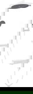 Ensemble de douche sur cloison Mexen Dizzy avec pomme haute et mitigeur, blanc - 78104-20