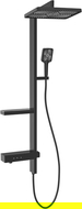 Mexen Roar ensemble douche apparent avec douche de tête et mitigeur, noir - 78105-70