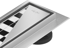 Mexen Flat 360° M13 caniveau de douche linéaire rotatif 2en1 80 cm, inox - 1010080-40