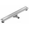 Mexen Flat 360° M13 caniveau linéaire rotatif 2 en 1 70 cm, inox - 1010070-40