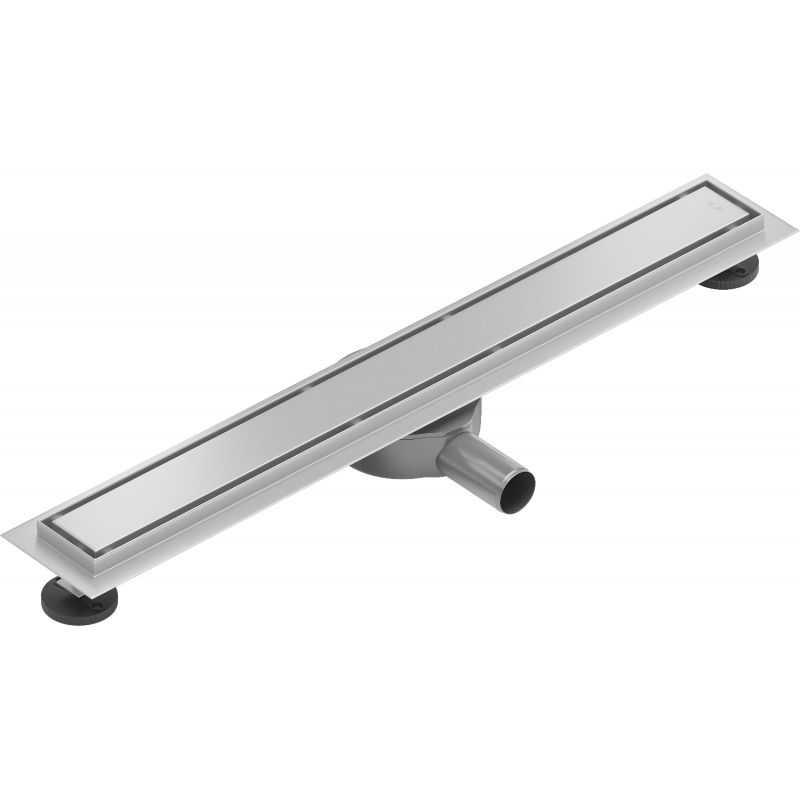 Mexen Flat 360° M13 drain linéaire rotatif 2 en 1, 50 cm, inox - 1010050-40