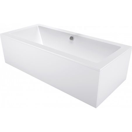 Mexen Cube baignoire rectangulaire 180 x 80 cm avec encadrement, Blanc - 55051808000X