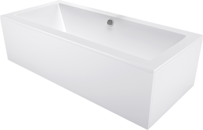 Mexen Cube baignoire rectangulaire 170 x 80 cm avec encadrement, Blanc - 55051708000X