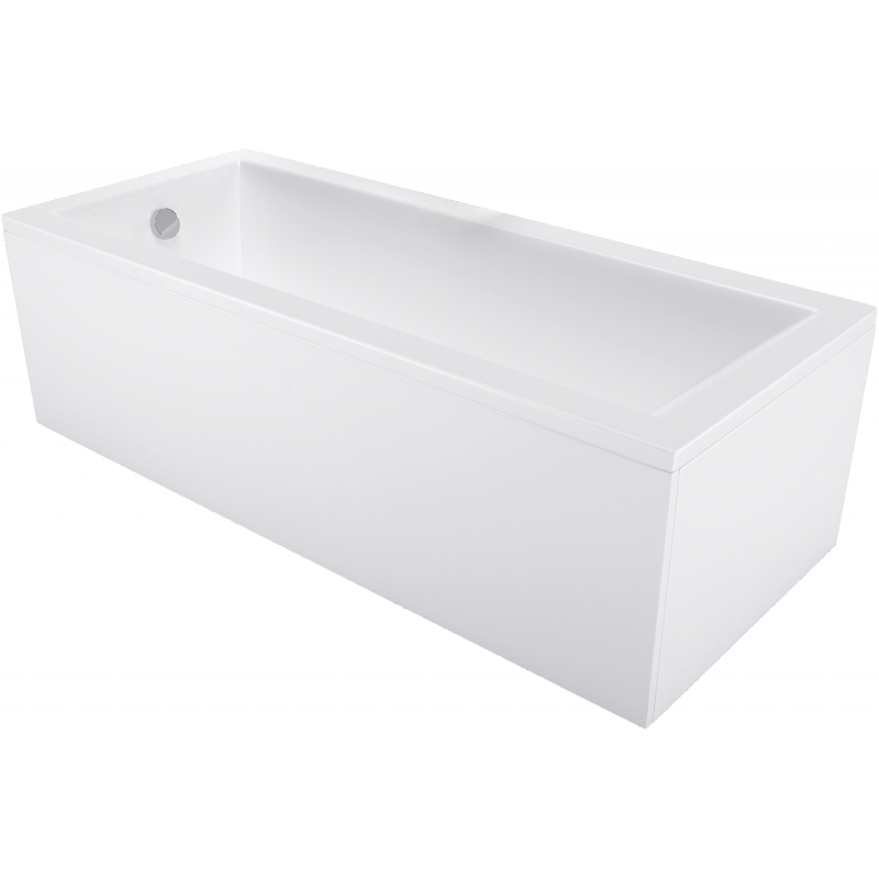 Mexen Cubik baignoire rectangulaire 150 x 70 cm avec encadrement, Blanc - 55031507000X