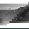 Paroi de douche Mexen Kioto Walk-in 130 x 95 cm, transparente, blanche - 800-130-212-20-00-095