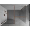 Mexen Kioto paroi de douche Walk-in 160 x 95 cm, transparent, cuivre brossé - 800-160-202-65-00-095