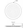 Mexen Kai DR70 ensemble de bain-douche encastré avec pommeau de douche 30 cm, graphite - 77602DR70301-66