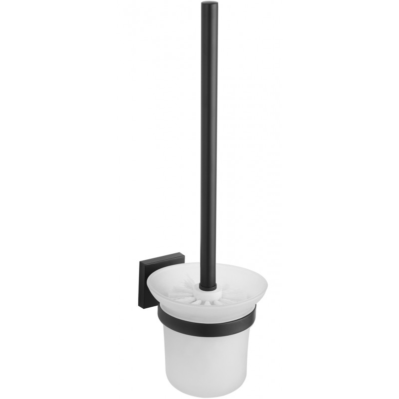 Mexen Rufo brosse de toilettes, noire - 7050950-70