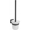 Mexen Rufo brosse de toilettes, noire - 7050950-70