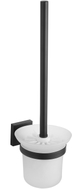 Mexen Rufo brosse de toilettes, noire - 7050950-70