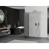 Mexen Kioto paroi de douche Walk-in 125 x 70 cm, transparent, or - 800-125-212-50-00-070