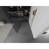 Mexen Kioto paroi de douche Walk-in 125 x 70 cm, transparent, or - 800-125-212-50-00-070