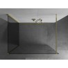 Mexen Kioto paroi de douche Walk-in 140 x 75 cm, transparent, or - 800-140-212-50-00-075