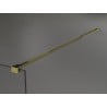 Mexen Kioto paroi de douche Walk-in 130 x 75 cm, transparent, dorée - 800-130-212-50-00-075