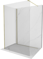 Mexen Kioto paroi de douche Walk-in 140 x 80 cm, transparent, doré - 800-140-212-50-00-080