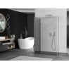 Mexen Kioto paroi de douche Walk-in 90 x 75 x 30 cm, transparent, chrome - 800-090-075-221-01-00-030