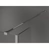 Mexen Kioto paroi de douche Walk-in 90 x 75 x 30 cm, transparent, chrome - 800-090-075-221-01-00-030