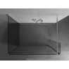 Mexen Kioto paroi de douche Walk-in 125 x 110 x 40 cm, transparent, chrome - 800-125-110-221-01-00-040