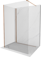 Mexen Kioto paroi de douche Walk-in 130 x 85 cm, transparent, or rose - 800-130-212-60-00-085