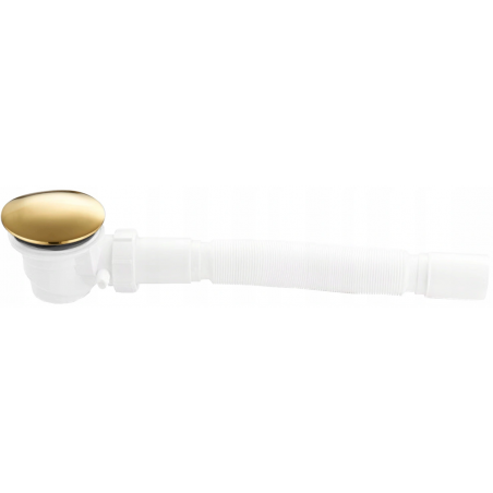 Mexen siphon de douche avec décanteur, doré - 49000-50