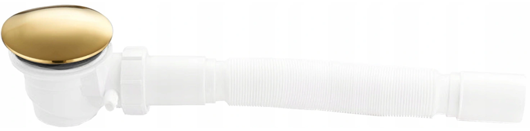 Mexen siphon de douche avec décanteur, doré - 49000-50