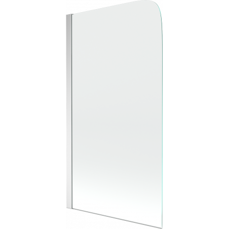 Paravent de bain pliant 1 panneau Mexen Felix 75 x 140 cm, transparent, chrome - 890-075-001-01-00