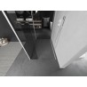 Mexen Kioto paroi de douche Walk-in 100 x 95 x 30 cm, transparent, blanc - 800-100-095-221-20-00-030