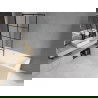 Mexen Alex écran de baignoire à 1 ailette 70 x 140 cm, Design noir fix- 893-070-000-70-77