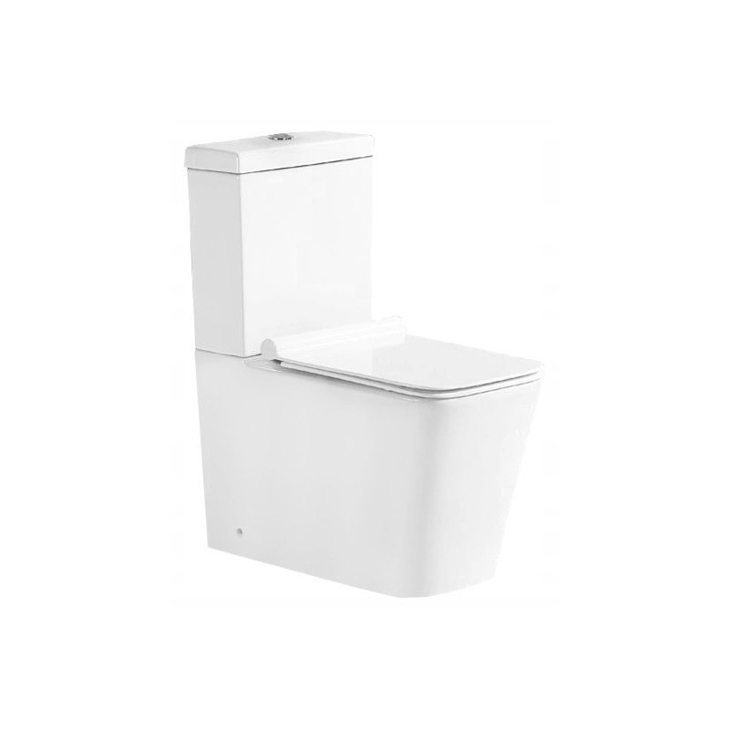 Mexen Cube toilettes compactes avec siège à fermeture lente, Blanc - 31014000