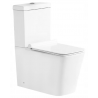 Mexen Cube toilettes compactes avec siège à fermeture lente, Blanc - 31014000