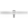 Mexen Flat 360° Slim caniveau linéaire rotatif 70 cm, blanc - 1241070