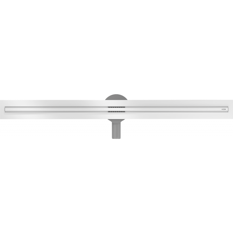 Mexen Flat 360° Slim caniveau linéaire pivotant 80 cm, blanc - 1241080