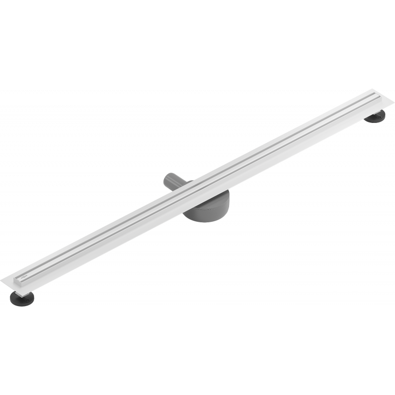 Mexen Flat 360° Slim caniveau linéaire rotatif 110 cm, blanc - 1241110
