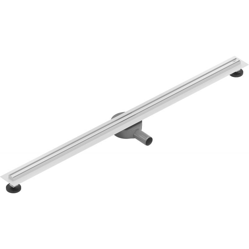 Mexen Flat 360° Slim caniveau linéaire rotatif 120 cm, blanc - 1241120