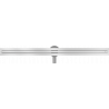 Mexen Flat 360° Slim canalisation linéaire rotative 110 cm, inox - 1041110