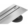 Mexen Flat 360° Slim canalisation linéaire rotative 110 cm, inox - 1041110