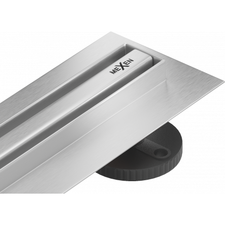 Mexen Flat 360° Slim canal de douche linéaire rotatif 100 cm, inox - 1041100